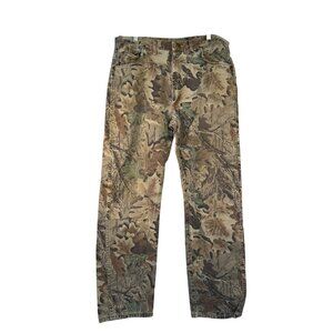 Wrangler Rugged Wear Mens Camouflage Outdoor Pants Size 36
